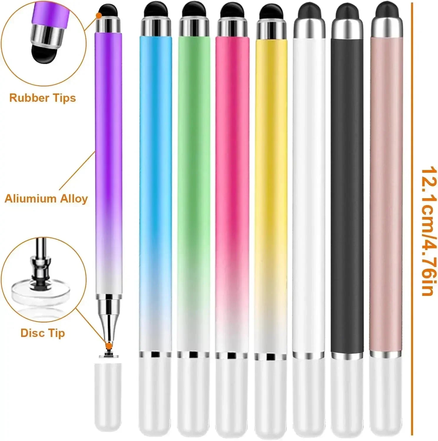 Universal 2 in 1 Stylus Pen for Smart Phone Tablet Drawing Capacitive Pencil Android Screen Touch Pen For iPhone Samsung Oasis Select