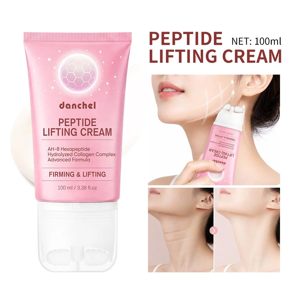 AH-8 Hexapeptide Neck Firming Cream with Dual Roller