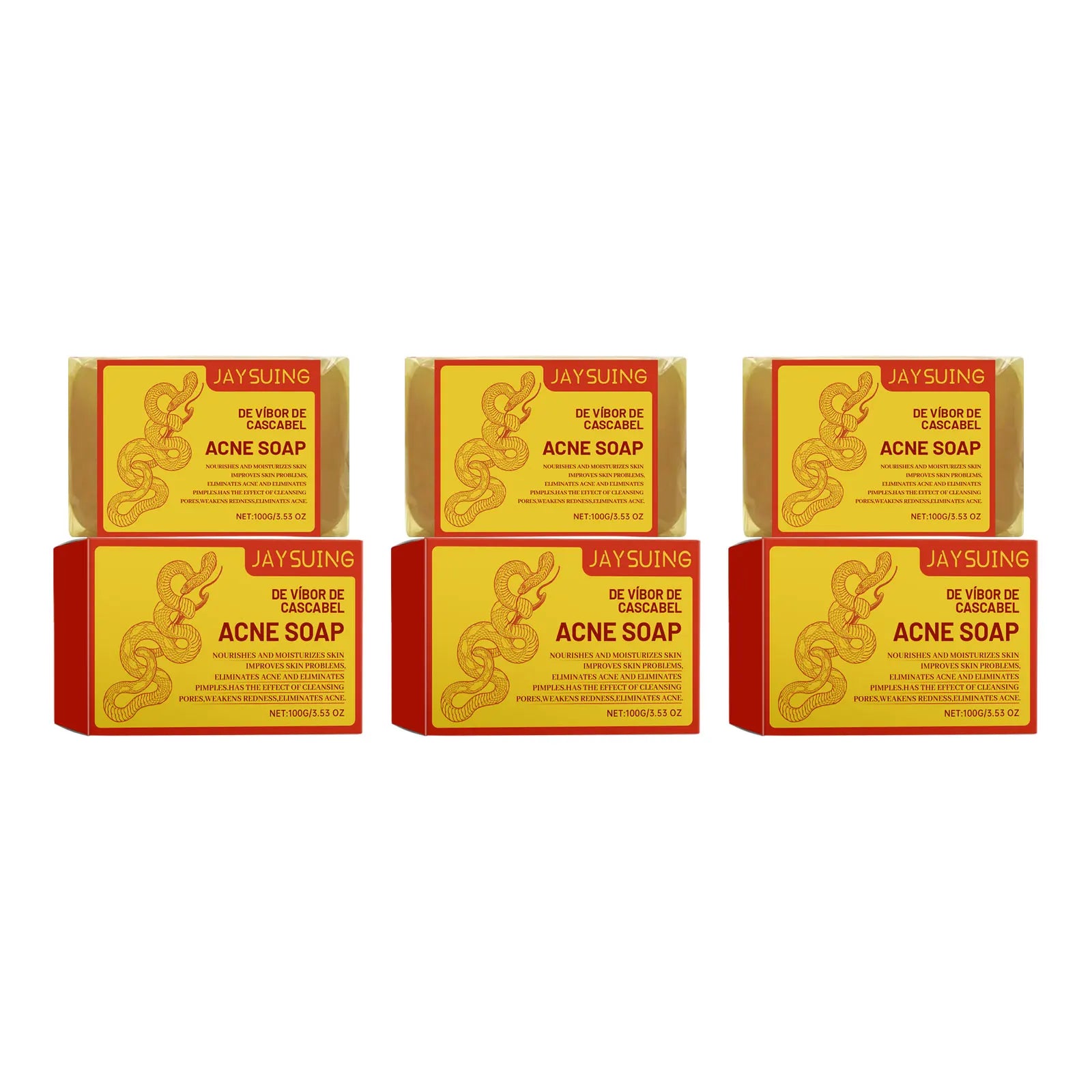 Jaysuing Acne Treatment Soap – Oil Control & Skin Lightening 100g Acne Cleansing Soap Oasis Select 3x100g boxed