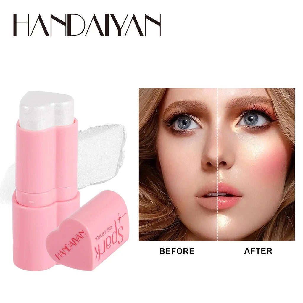 Handaiyan 3-in-1 Blush Highlighter Contour Stick – 8 Colors