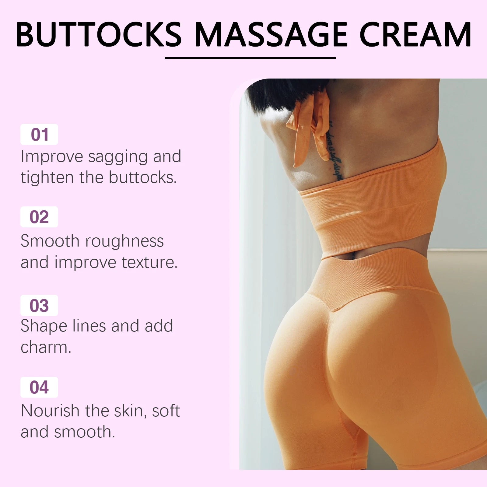 Hip Firming Cream Butt Lift up Big Ass Prevent Sag Buttock Enlargement Cream Improve Sagging Shaping Sexy Body Care for Women Oasis Select