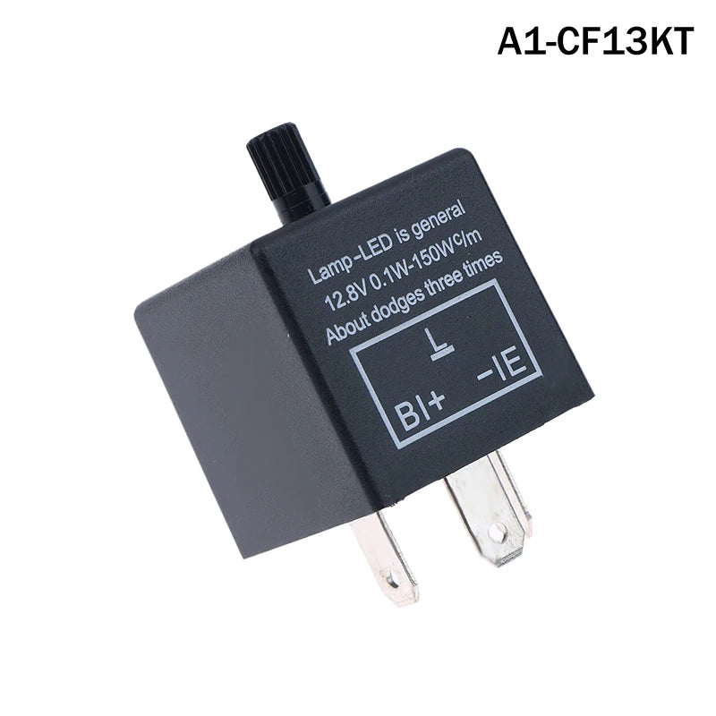 CF13KT CF13 CF14 Universal 3 Pins 12V 0.02A-20A Adjustable LED Turn Light Flasher Flash Relay Motorcycle Switch Oasis Select CF13KT