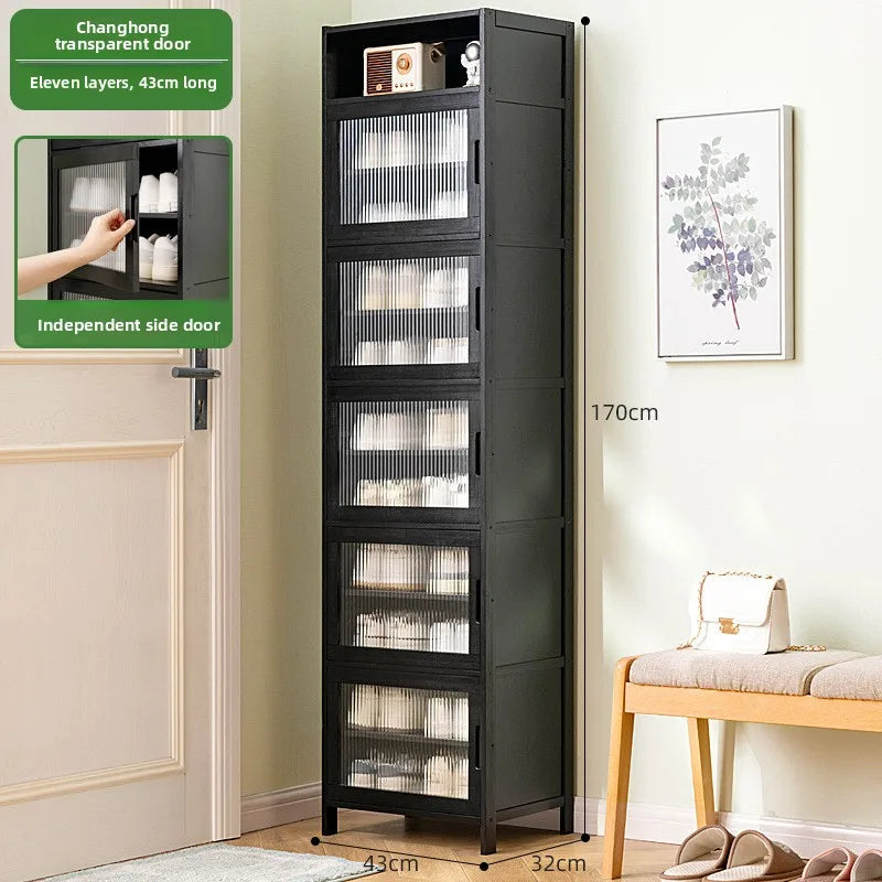 Shoe cabinet entrance household shoe rack simple storage artifact space saving multi-storey dormitory Oasis Select Eleventh floor 40