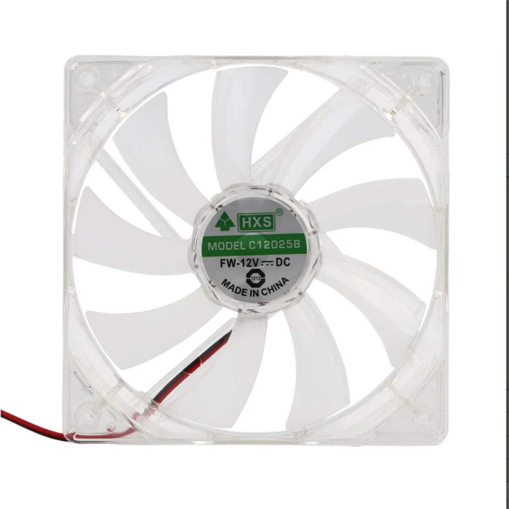 120mm PC Computer fan 4 LEDs Case colorful Cooling Fan Plastic 12CM Fan for Computer Case CPU Cooler Radiator pk arsylid cooler Oasis Select 12cm White transparent RGB