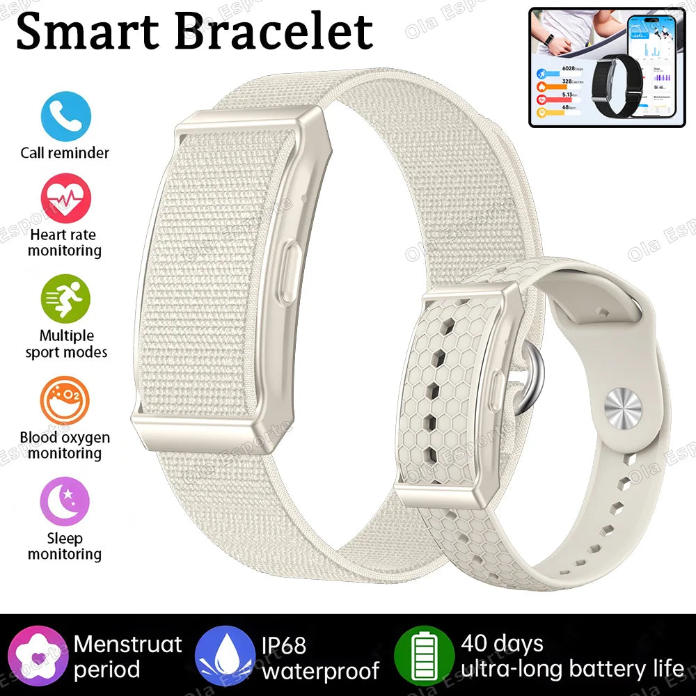 Smart Fitness Tracker Bracelet – Heart Rate, SpO2 & GPS Watch