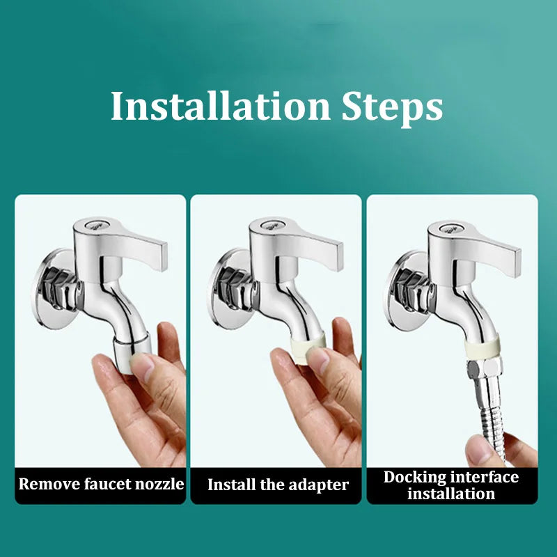 Universal Kitchen Faucet Extender & Swivel Aerator Hose