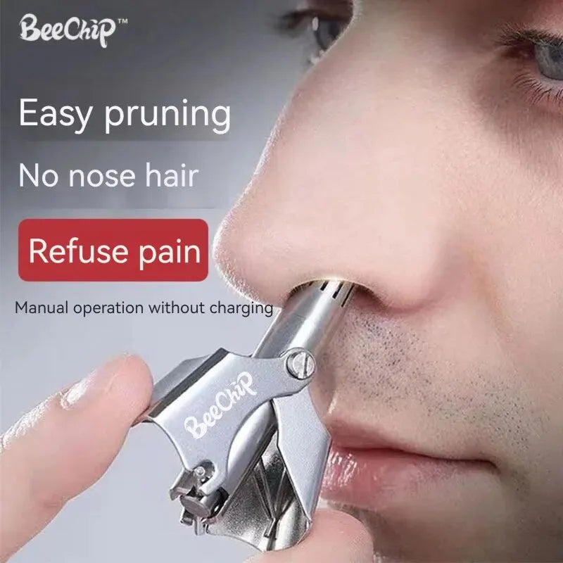 Washable Portable Ear Hair Trimmer Cleaning Without Rusting Painless Nose Hair Trimming Men'S Portable Electric Shaver Low Noise Oasis Select