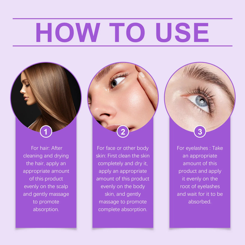 Lavender Essential Oil Moisturizing Nourishing Face Skin Hair Soft Shine Multi-functional Care Oil Oasis Select