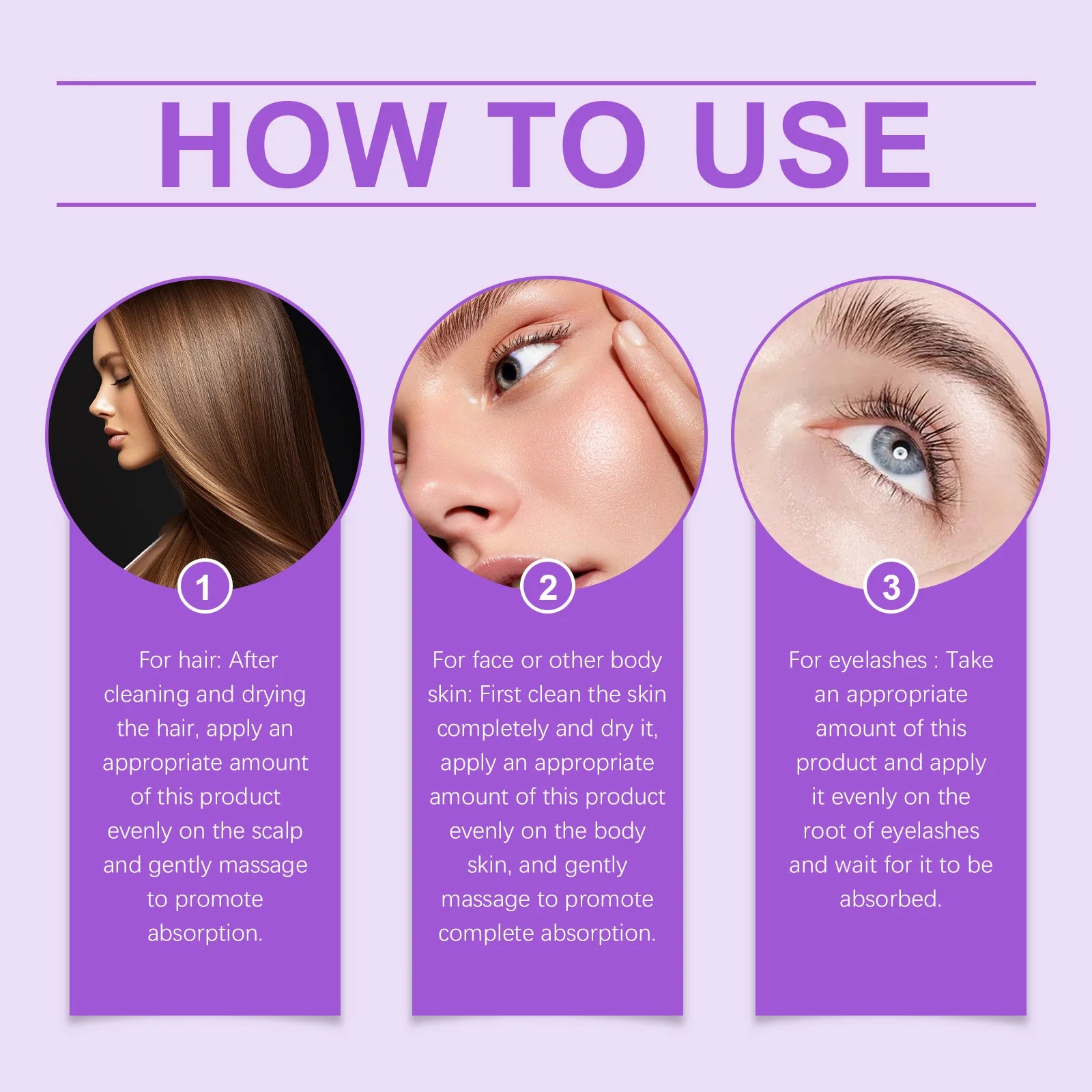 Lavender Essential Oil Moisturizing Nourishing Face Skin Hair Soft Shine Multi-functional Care Oil Oasis Select