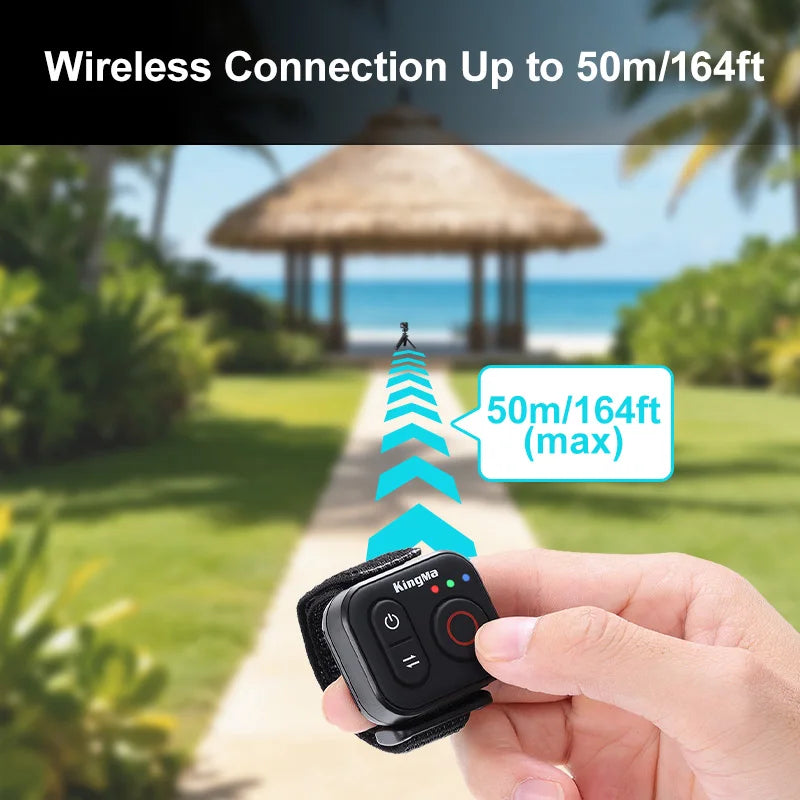 Kingma 50M Wireless Wristband Remote for DJI, Insta360 & GoPro