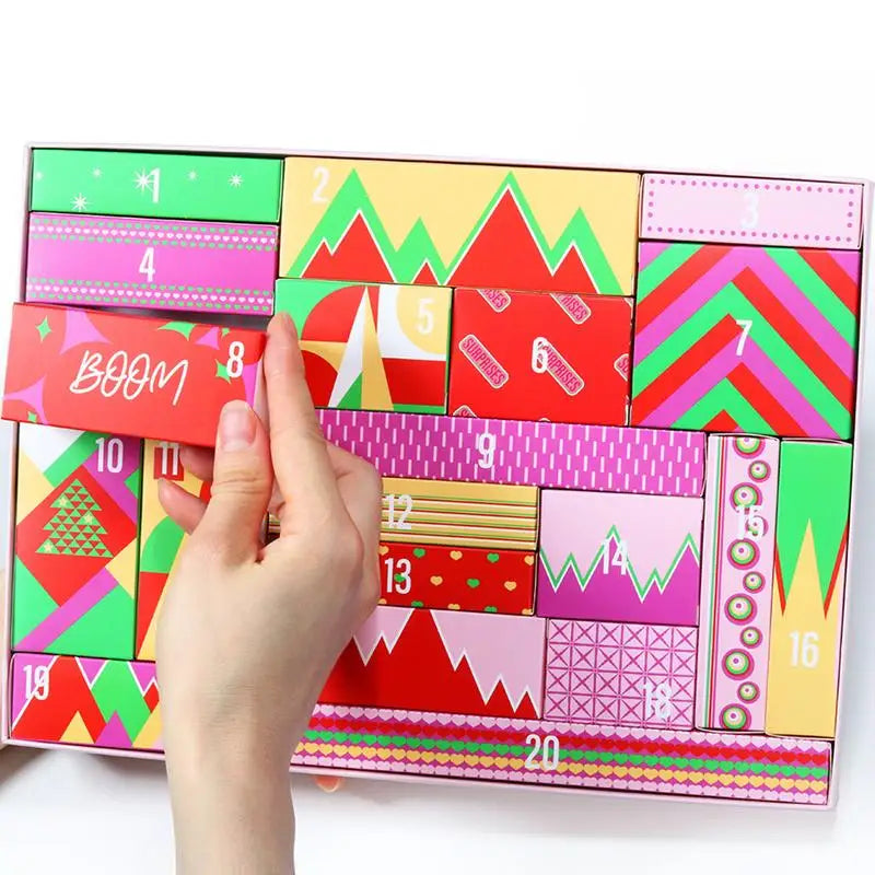 Christmas Advent Calendar Makeup Gift Box Set for Women Advent Calendar Makeup Set Oasis Select