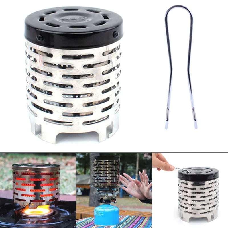 Portable Mini Camping Heater Cap – Stainless Steel Stove Cover