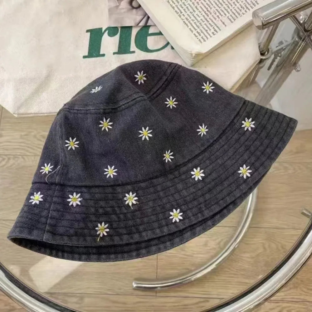 High Quality Unisex Cotton Bucket Hats Solid Color Summer Sunscreen Panama Hat Multicolors Outdoor Fisherman Hat Oasis Select 11