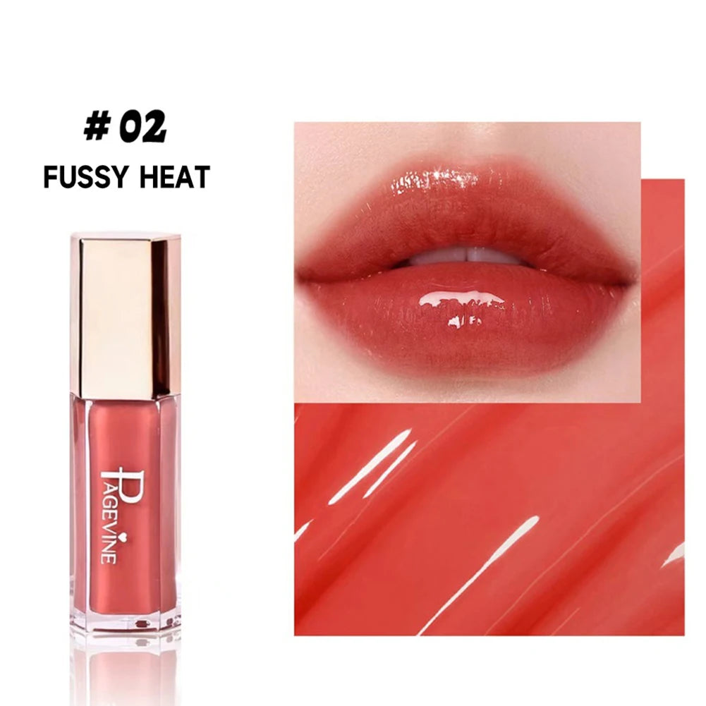 Shimmer Glitter Moisturizing Lip Gloss Multiple Pearly Shades Plump Full Pout Lip Liquid Lightweight Comfort Lip Makeup Oasis Select 02