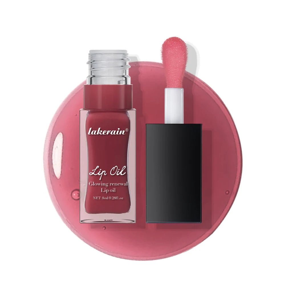 Glow Reviver Tinted Lip Oil – High-Shine & Apricot Oil, 8ml