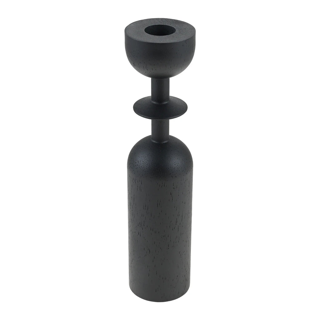 For Decorating Fireplace/dining Table/living Room 1/3Pcs Black Wooden Candlestick Home Decoration Add A Romantic Atmosphere Oasis Select
