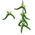 Artificial Simulation Food Vegetables Fake Chili Pepper Fruits Grapes Photography Props For Home Decoration Christmas Wall Decor Oasis Select Green chili 1