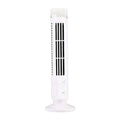 Mini Bladeless USB Tower Fan – 2-Speed Portable Vertical Fan Bladeless Tower Fan Oasis Select White with Light United States