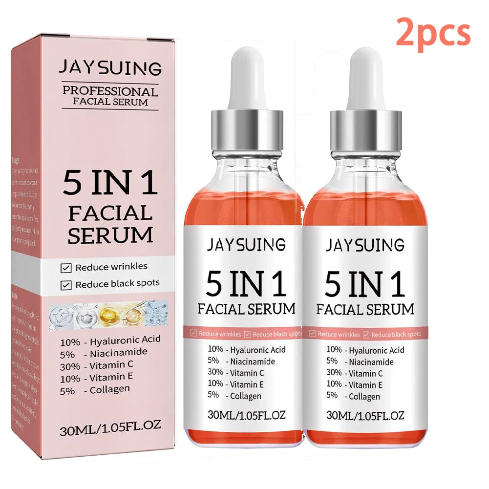 Eelhoe 5-in-1 Face Serum – Vitamin C & Hyaluronic Acid 30ml Face Serum Oasis Select 2pcs