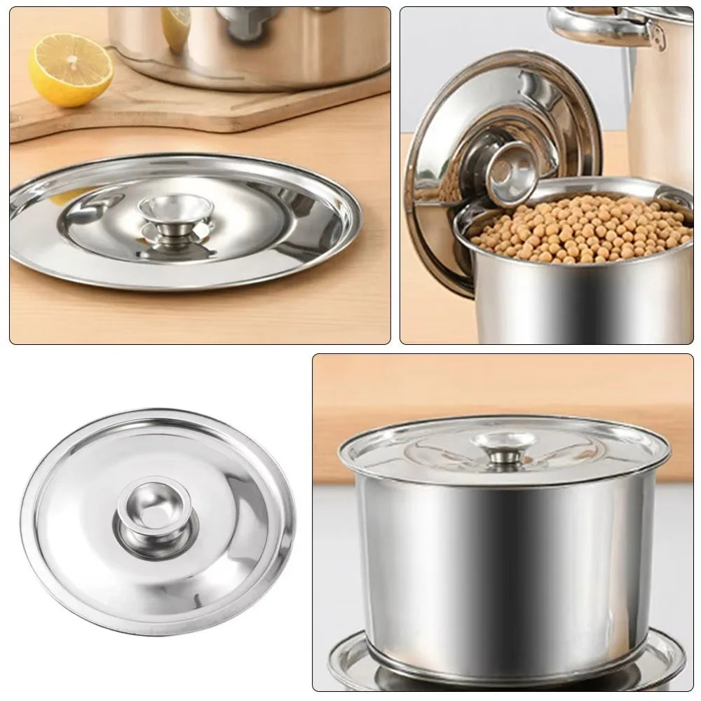 New 10-24cm Round Pot Lid Thicken Stainless Steel Lid Pot Cover Universal Replacement Saucepan Cover Kitchen Supplies Oasis Select