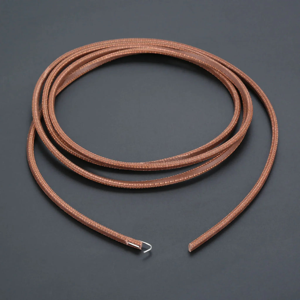 1.75M 3.5*5mm Leather Treadle Belt Trimmable Metal Hook for Old Singer Cabinets&Manual Rocking Foot Pedals Sewing Machine Parts Oasis Select