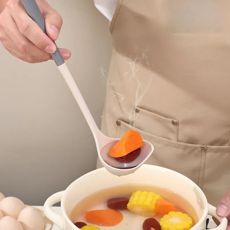 Food Grade Silicone Spatula Non Stick Pot Spatula Heat-resistant Pot Protector Household Stir Fry Soup Spoon Oasis Select
