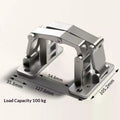 1PCS Heavy Duty Stainless Steel Invisible Door Hinge for Stone Fire Hydrant Concealed Folding Fire Box Oasis Select 201 B