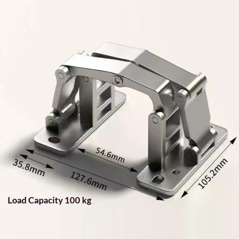 1PCS Heavy Duty Stainless Steel Invisible Door Hinge for Stone Fire Hydrant Concealed Folding Fire Box Oasis Select 201 B