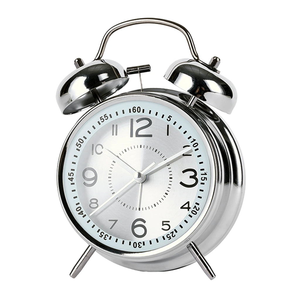 Twin-Bell Vintage Alarm Clock | Loud, Compact & Retro