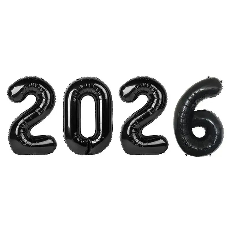 Foil Balloons for New Year's Eve Party Decoration Photo Booth Props Xmas Home Decor 2026 Prop up Your Celebration Oasis Select A8 Other