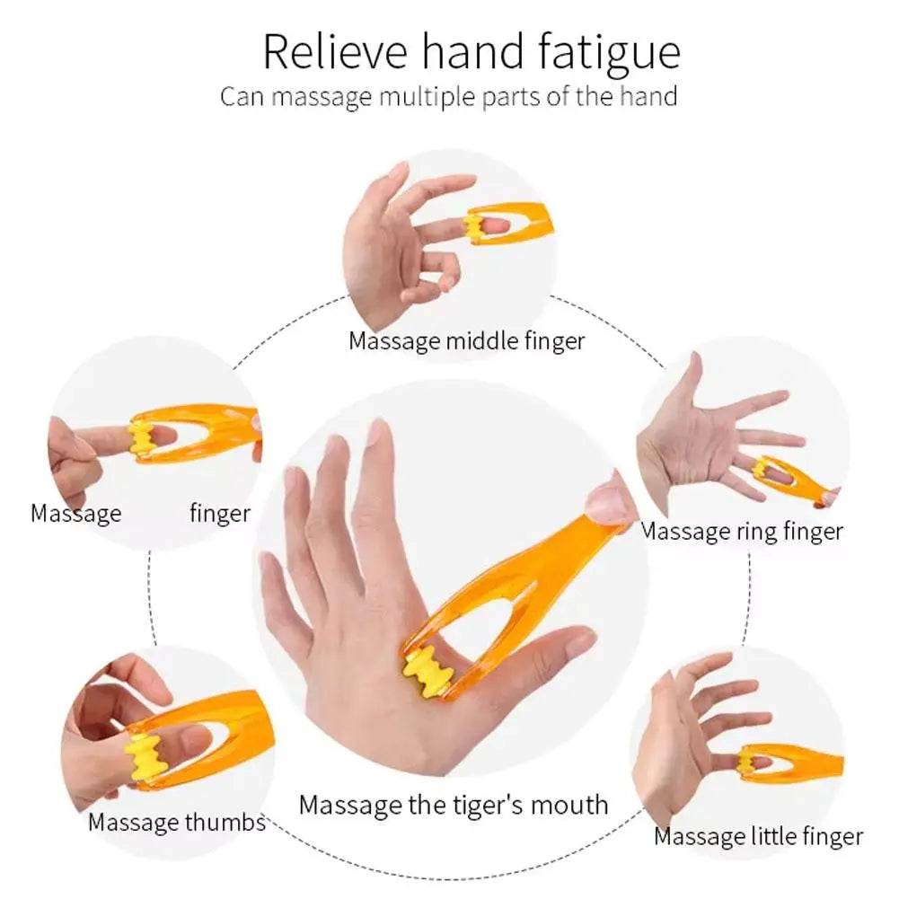 Hand Finger Massager Roller Finger Joint Acupressure Massage Muscle Relaxation Tool Foot Hand Massager For Arthritis Pain Relief Oasis Select