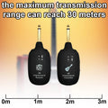 A8 UHF Wireless Guitar System – Transmitter & Receiver Rechargeable Wireless Guitar System Oasis Select United States
