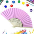 Blank Bamboo Folding Fan DIY Calligraphy Painting Wedding Party DIY Folding Fan Oasis Select france