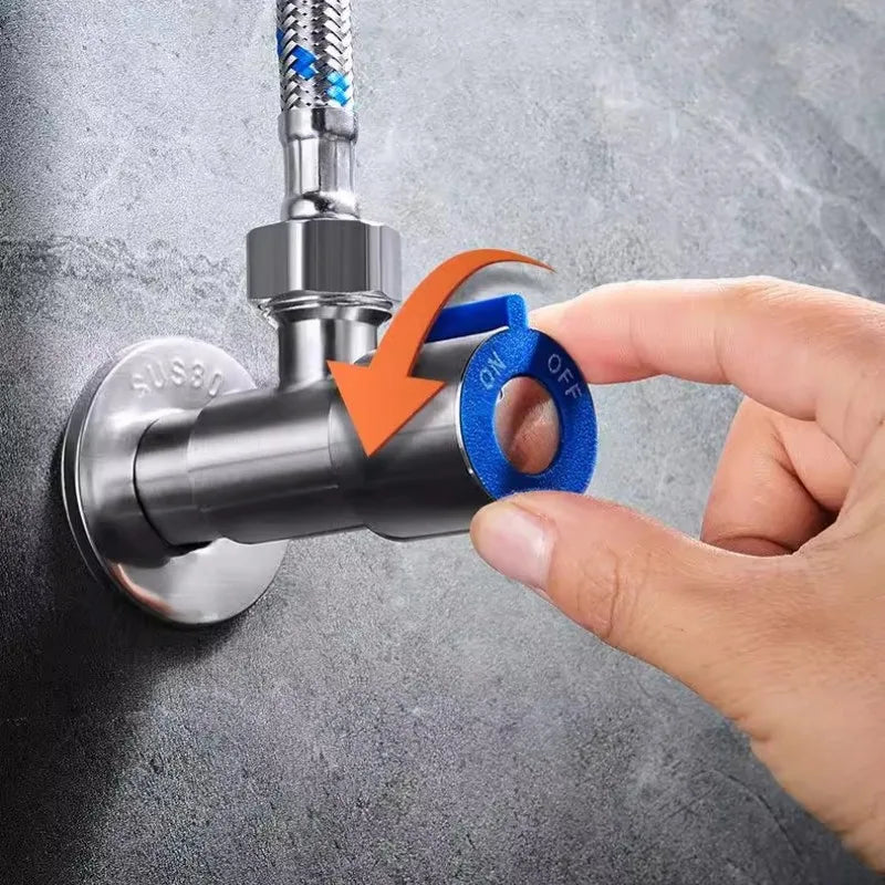 Valve Toilet Water Stop Valve Water Heater Valve Stainless Steel For Bathrooms Kitchens Balconies Toilet Accessories Oasis Select