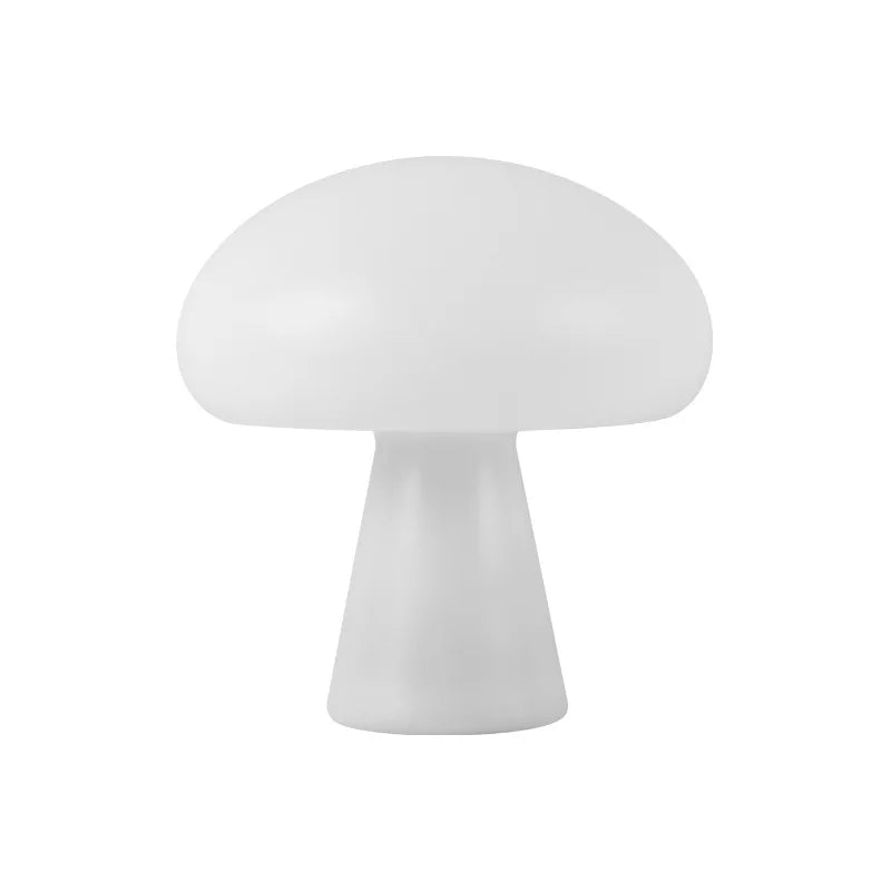 Ins Vintage Danish Cream-style Mushroom Table Lamp Charging Living Room Study Bedroom Bedside Decorative Ambient Light Oasis Select