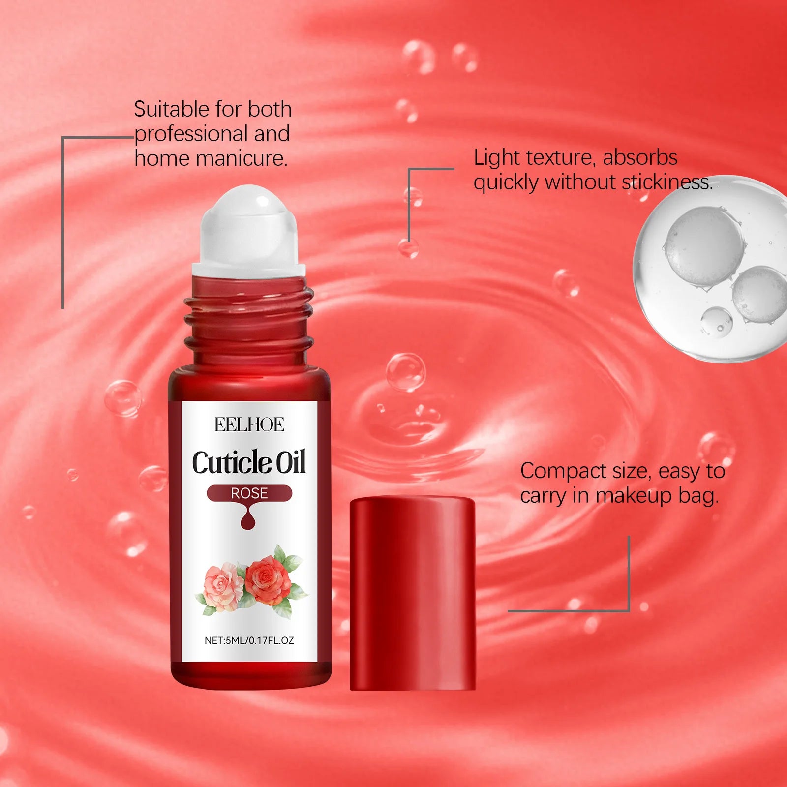 Eelhoe Nourishing Cuticle Oil – Moisturizing Nail Care 5ml