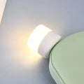 1-10pcs USB Night Light Mini LED Night Light USB Plug Lamp Power Bank Charging USB Book Lights Small Round Reading Oasis Select 1pcs Warm