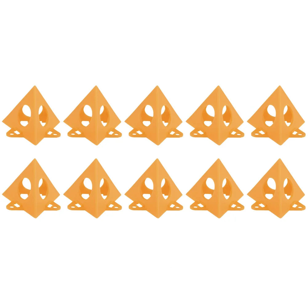 10 PCS Mini Cone-shaped Paint Rack Pyramid Rack Set Used for Canvas and Door Riser Support for Cleaning Paint Operations Oasis Select 10pcs Champagne
