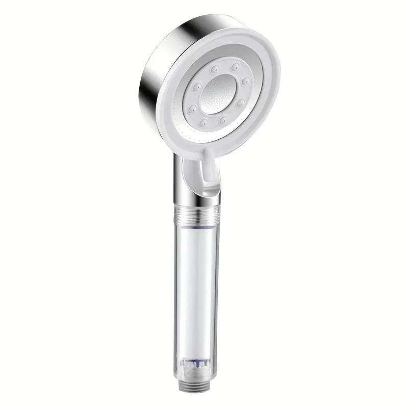 High Pressure Shower Head with Filter 5 Jet Modes Adjustable Large Water Flow Spray Oasis Select SILVER China Mainland