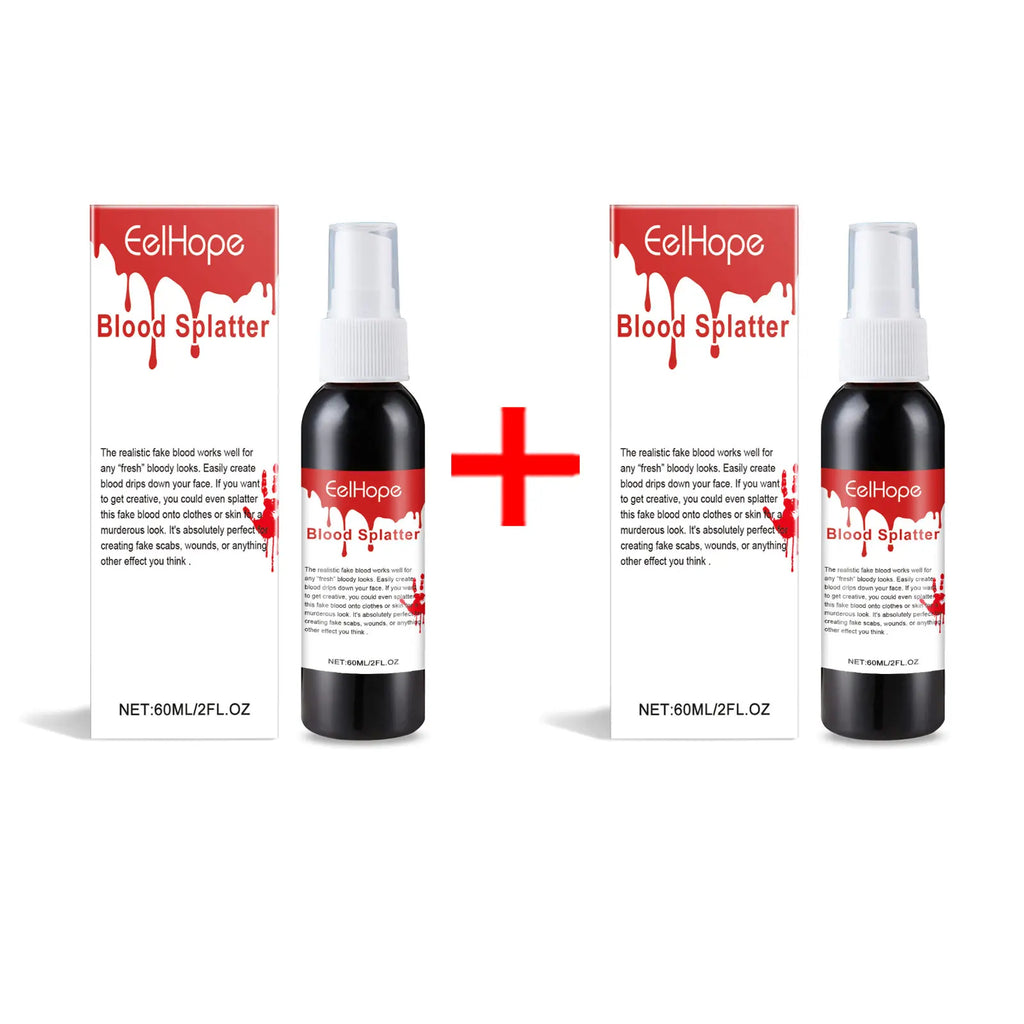 Halloween Fake Blood Spray – Zombie Vampire Wound Makeup Theatrical Fake Blood Oasis Select 120ml boxed