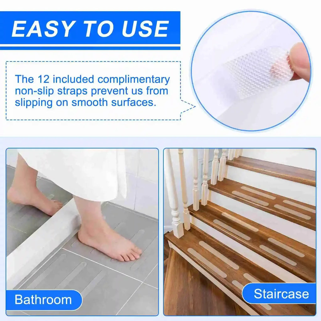 1PC Grab Bar for Bathtubs and Showers 304 Stainless Steel Silicone Anti Slip Bathroom Safety Handle for Elderly Senior Oasis Select