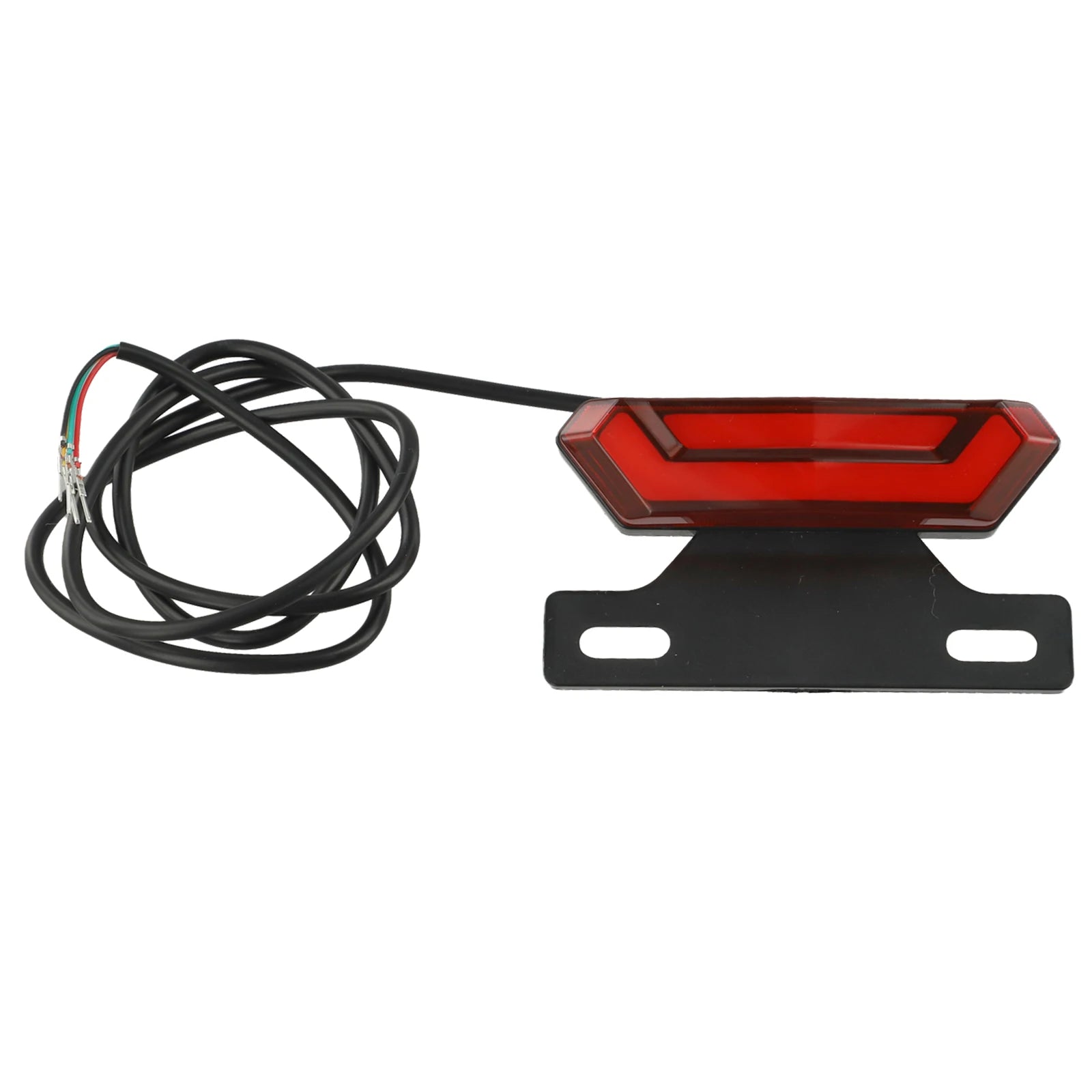 36V 48V Ebike Light Lamp Bike Brake Light Ebike Rear Light 4 Pin Wiring ABS Plastic Material Brake Light Function Oasis Select A