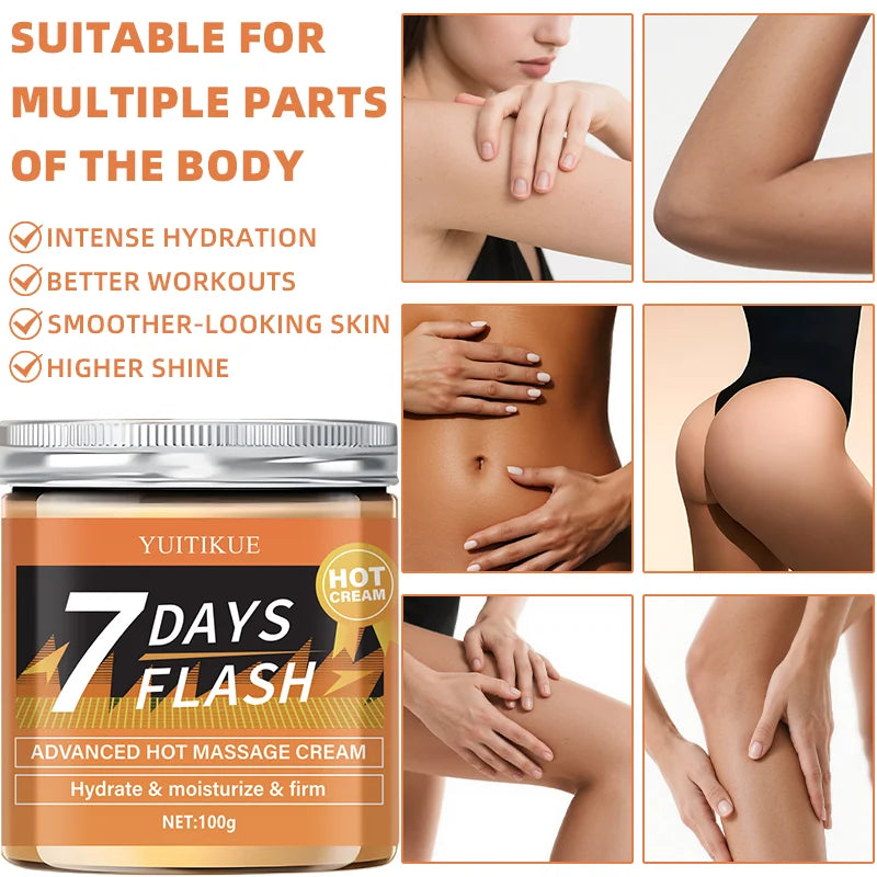 YUITIKUE 7-Day Hot Sculpting Cream 100g – Firms & Moisturizes
