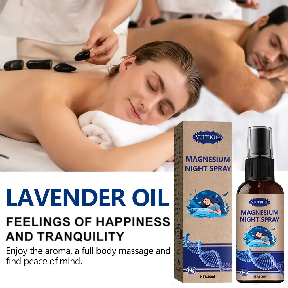 Magnesium Night Spray 30ml – Lavender Oil Sleep & Relaxation