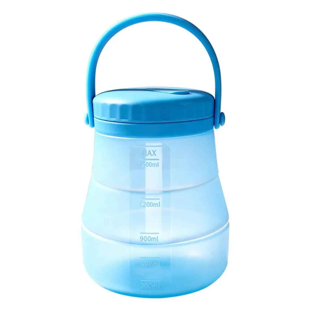 Foldable Silicone Food Storage Bucket 800–1500ml Leak-Proof