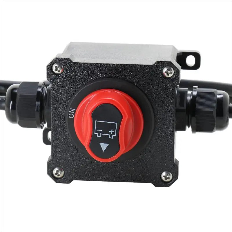 Remote Battery Disconnect 240A With LED Voltage Display Automatic Power Shut Off For Automobiles Oasis Select