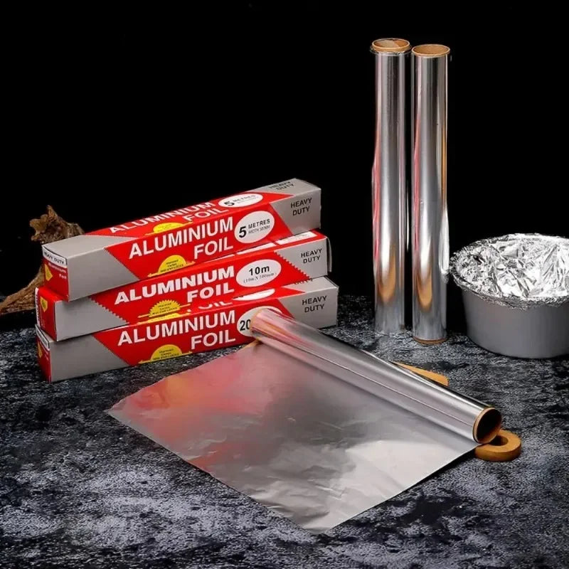 Tin Foil Food Grade Aluminum Foil Air Fryer Specialized Tin Foil Household Oven Baking and Grilling Tin Oasis Select