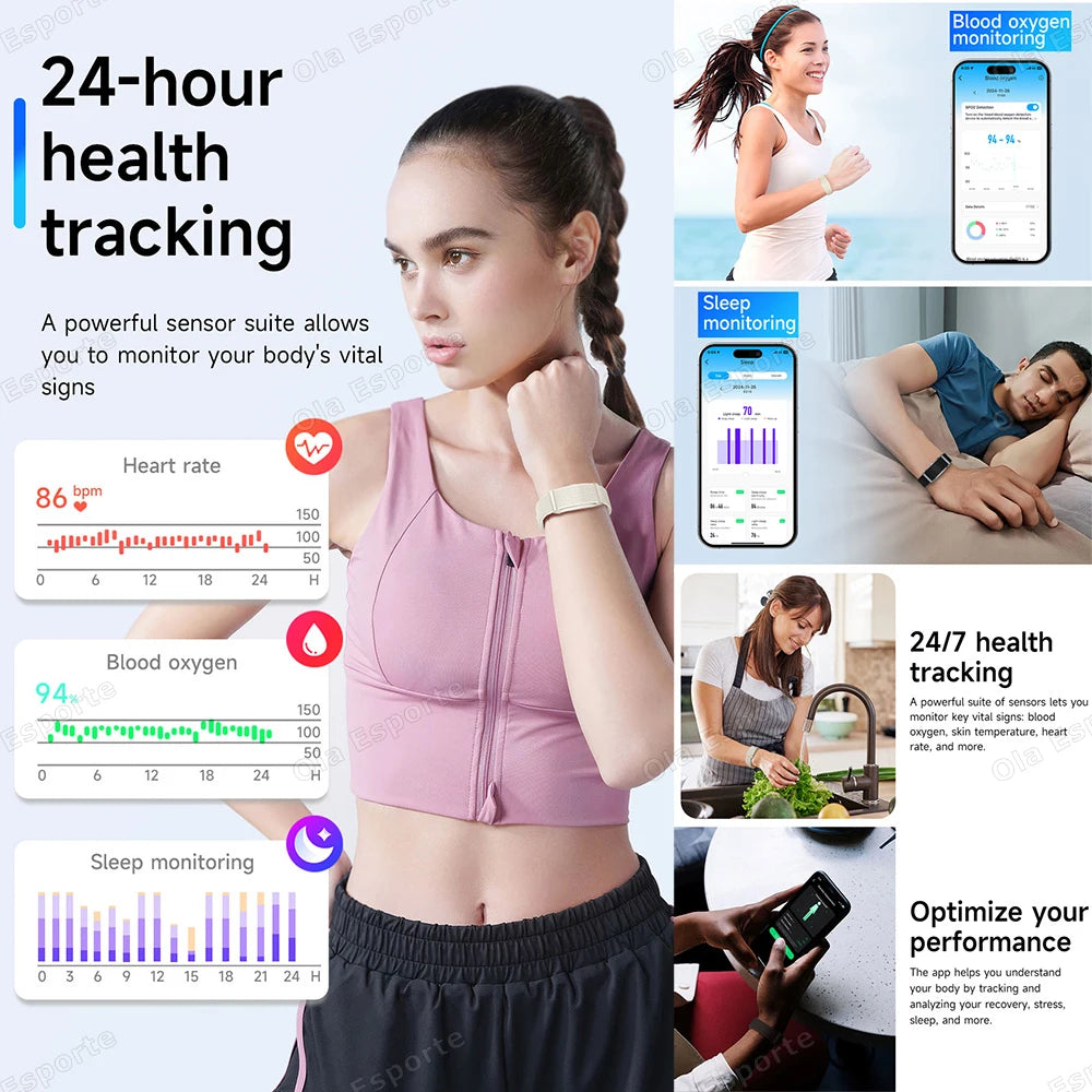 Ola Esporte Screenless Smart Fitness Bracelet | Health Tracker