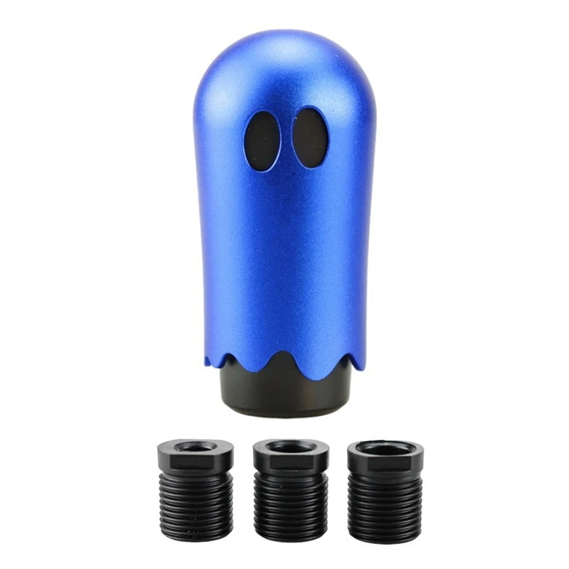 New 86mm Car Halloween Cute Style Gear Shift Knob Ghost Shift Head Knob M8 M10 M12 8 Colors With Adapters Oasis Select A6