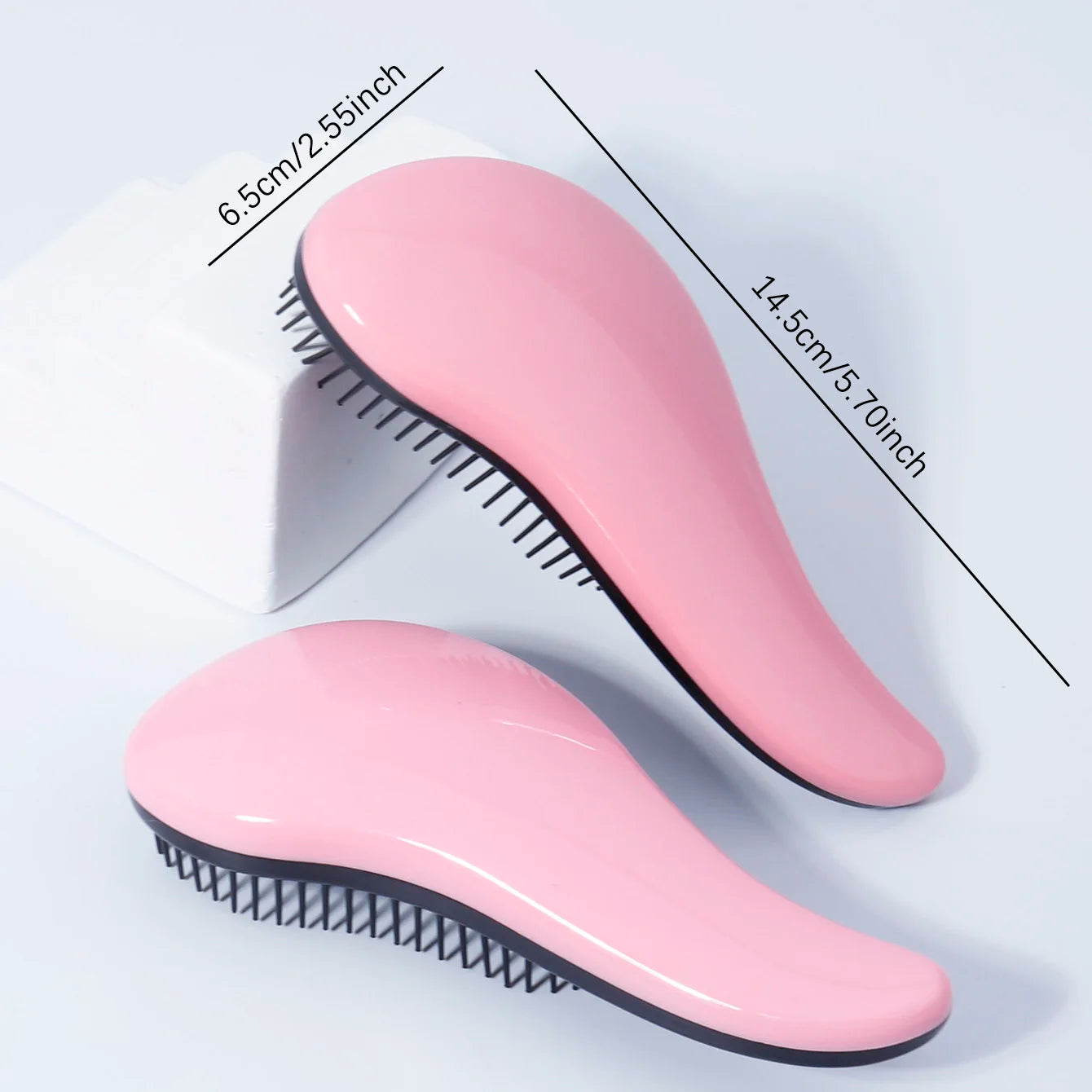 Antistatic massage brush winding shower massage brush wet hair curly brush salon hairdressing tool Special for real hair wigs Oasis Select